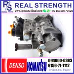 DENSO pump 094000-0383 Diesel Engine Fuel Pump 094000-0383 For Komatsu 6156-71