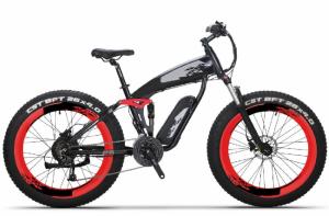 Wholesale 26 Inch Folding Fat Tire Electric Bike 350w 48v Full Suspension Foldable CYSUM E8 from china suppliers