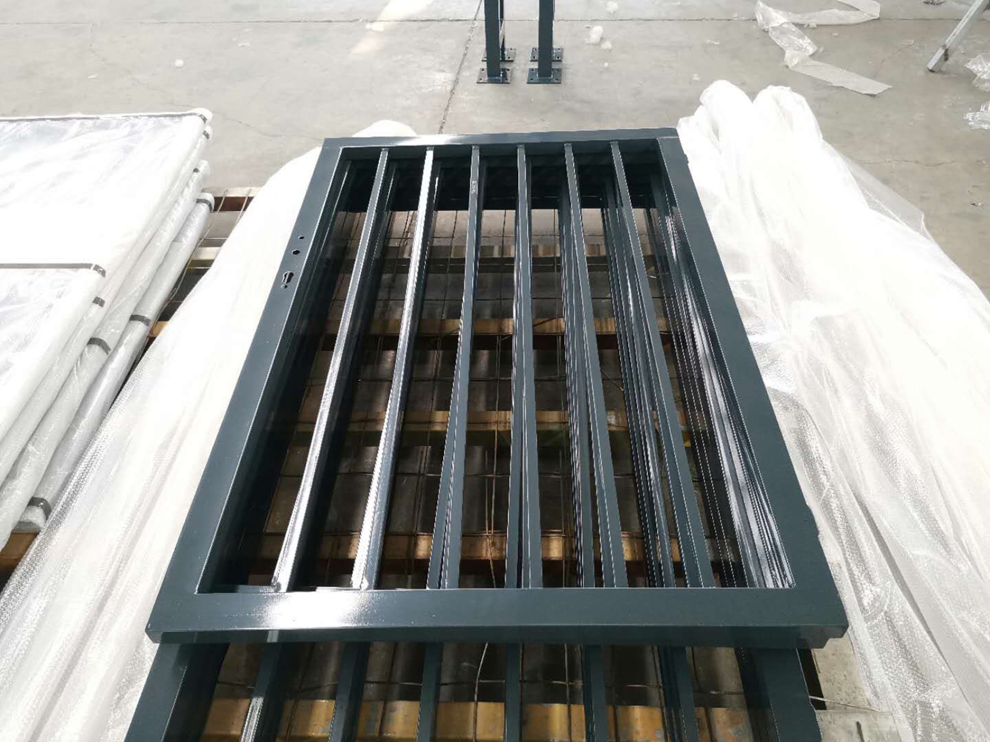 Home And Garden Metal Fence Gate Hot Dipped Galvanized