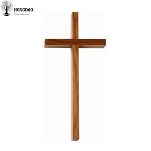 Wholesale Custom 6 Inch Large Handheld Handmade Wooden Crosses Natural Color Olive Wood from china suppliers