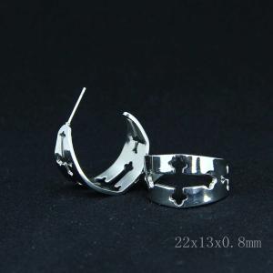 Wholesale Classic 316L Stainless Steel Fashion Jewelry Earrings Hoops Earrings LEH106 from china suppliers