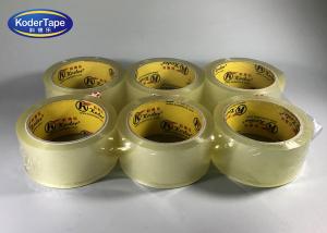 Wholesale High Sticky Transparent Carton Sealing Tape , Bopp Clear packaging tape from china suppliers