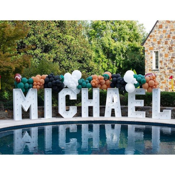 Birthday Party Celebration Marquee Numbers Light Up Marquee Letters for Home at