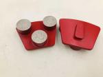 600# Trapezoid Metal Bond Tooling Diamond Grinding Shoes For Concrete