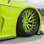 factory Customized 2 piece super deep concave brushed bronze polished lip forged