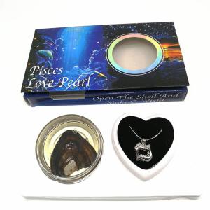 Wholesale 12 Horoscope Zodiac Natural Wish Freshwater Love Pearl Precious Zodiac Cage Holder Necklace Pendant Gift Set from china suppliers