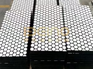Wholesale Impact Cushioning Ceramic Rubber Liner Thickness 25mm Alumina Ceramic Liner from china suppliers
