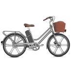 0.25kw Women'S Electric Cruiser Bike , Multipattern Ladies Electric Road Bike