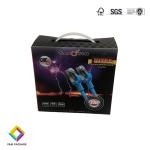 Corrugated Cardboard Branded Carrier Gable Packaging Box For Julice Bottle