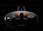 6mm Thick 25cm Depth Leisure FRP BBQ Donut Boat