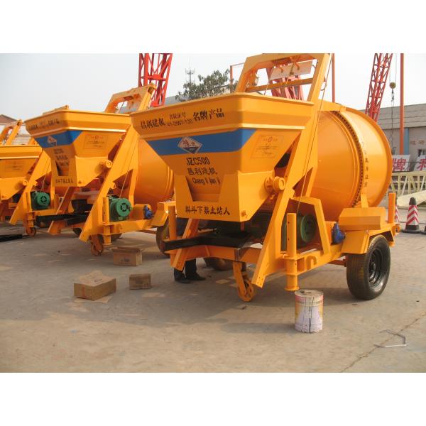 JZC500 20m3/H JZC Concrete Mixer Portable Self Loading Cement Mixer