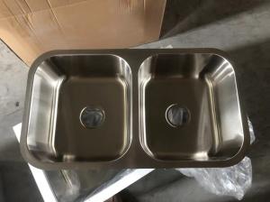 Wholesale Big And Small Bowl Sink Undermount Stainless Steel Kitchen Sink With Mounting Hardware Included from china suppliers
