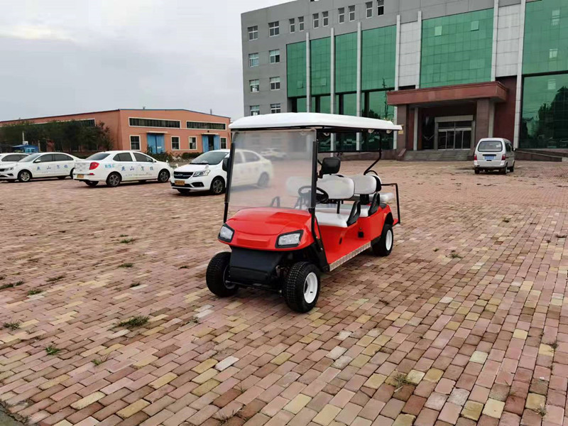 Electric 4 Seats Golf Club Carts Golf Cars 30km/H Battery Powered Street Legal