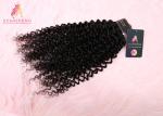 Full Cuticle Virgin Indian Hair / Kinky Curly No Shed Unprocessed Human Hair