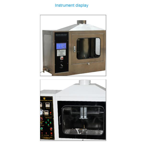 Building Material Ignitability Test Machine with Single Flame Source ISO 11925-2