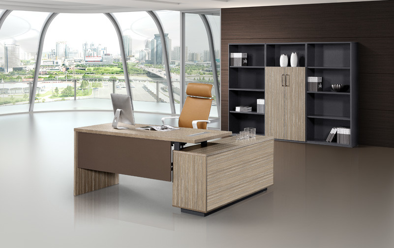 Economical Durable Office Manager Desk Optional Colour Wood Office Executive Desk