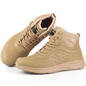 Wholesale New military shoes outdoor training boots men's military boots Kevlar ultra-light combat boots from china suppliers
