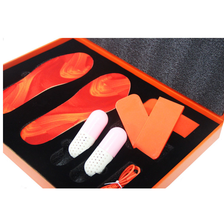 Foot Pads Winter Heated Insoles , Electric Battery Heating Warm Inserts For Shoes