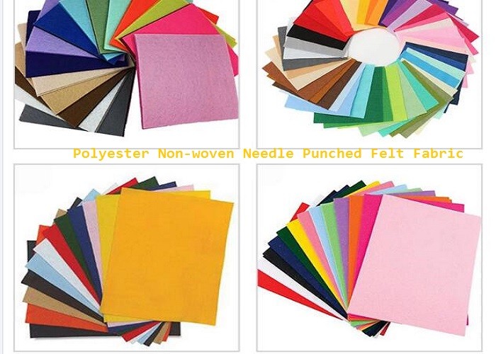 Needle Punched Non Woven Polyester Fabric Non Slip Fabric Cup Mat Use