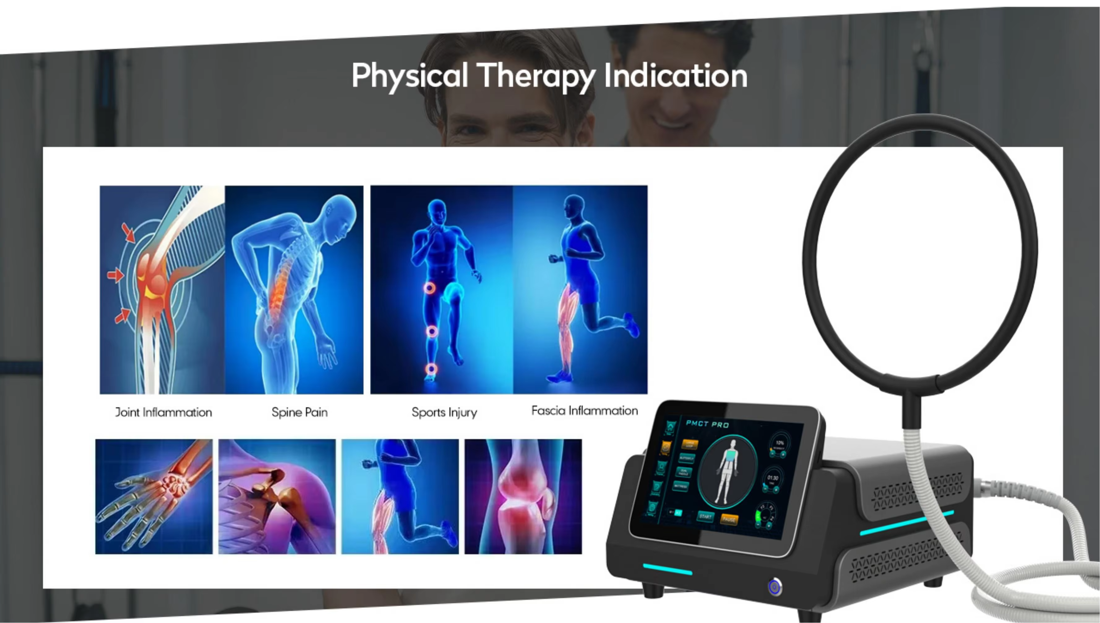 Pmst Loop Pemf Therapy Machine for Human Pain Relief Animals Health Care