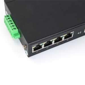 Wholesale Unmanaged Industrial Ethernet Switches 5 Port POE 100Base-TX DIN Rail Mounting from china suppliers