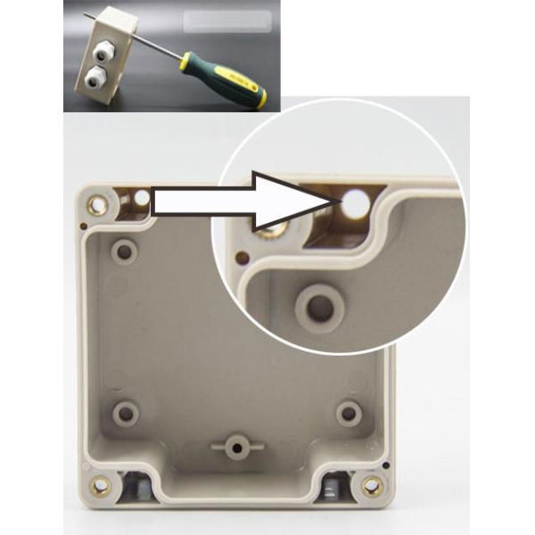 Lighting Cable Wiring Project Junction Box 83*81*56mm Plastic Enclosure with Connectors Waterproof