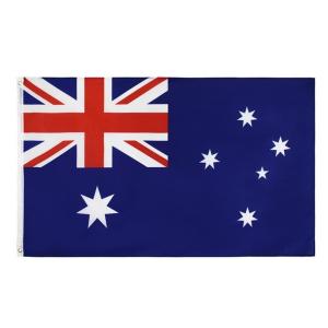 Wholesale 90x150cm Rectangle Knit Polyester Australia Country Flag from china suppliers