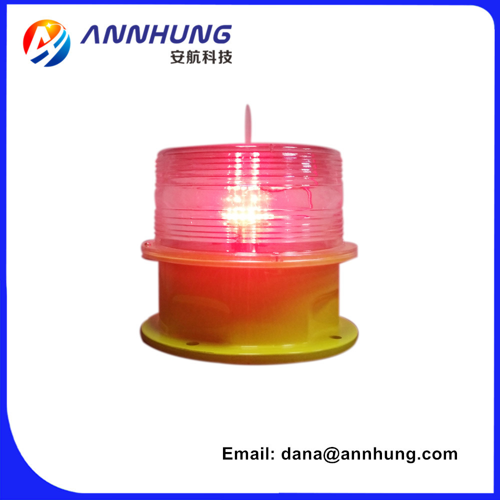 Solar Powered Marine Beacon Light 2 - 4NM Built In Photocel 3.7Vdc