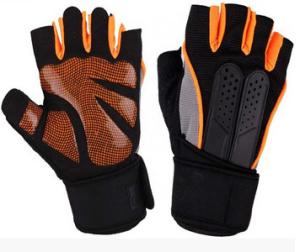 Wholesale Half Finger Outdoor Sport Gloves Microfiber Silica Anti Slip Breathable Exercise from china suppliers