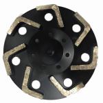 4 Inch Diamond Cup Wheel L Type Angle Grinder Concrete Polishing Wheel