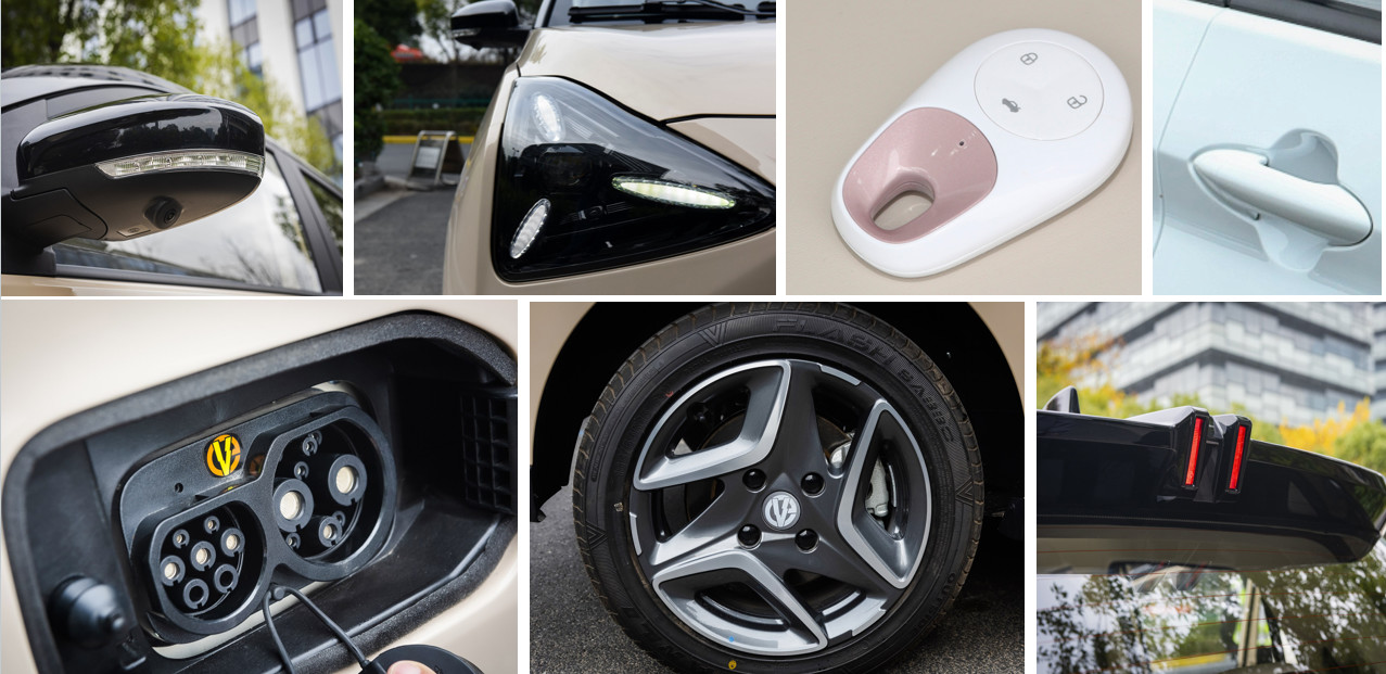 Luxurious Interior High End Pure Electric Car Joy 01 Max. Speed 100 Km/h