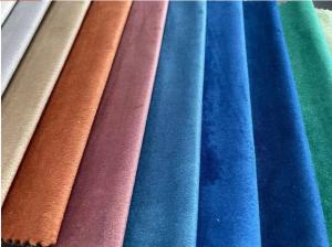 Wholesale Home Textile Orange Velvet Upholstery Fabric Holland Felpa Velvet Sofa Fabric from china suppliers