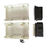 OEM Assembled OBDII 16 PIN Housing Gold Plated Bent Pin Male With OBD2 Assembled