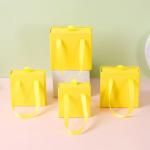 Gold Silver Foil Logo Paper Jewellery Packaging Sliding Drawer Box 9x9x3.4cm