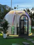 Hot Sale Modern Style Dome-shaped Outdoor Mobile Starry Bubble House Green PC