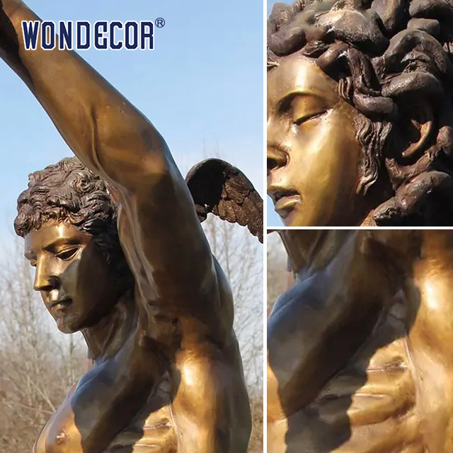 Bronze Perseus Beheading Medusa Statue 3D 2D Masterpiece