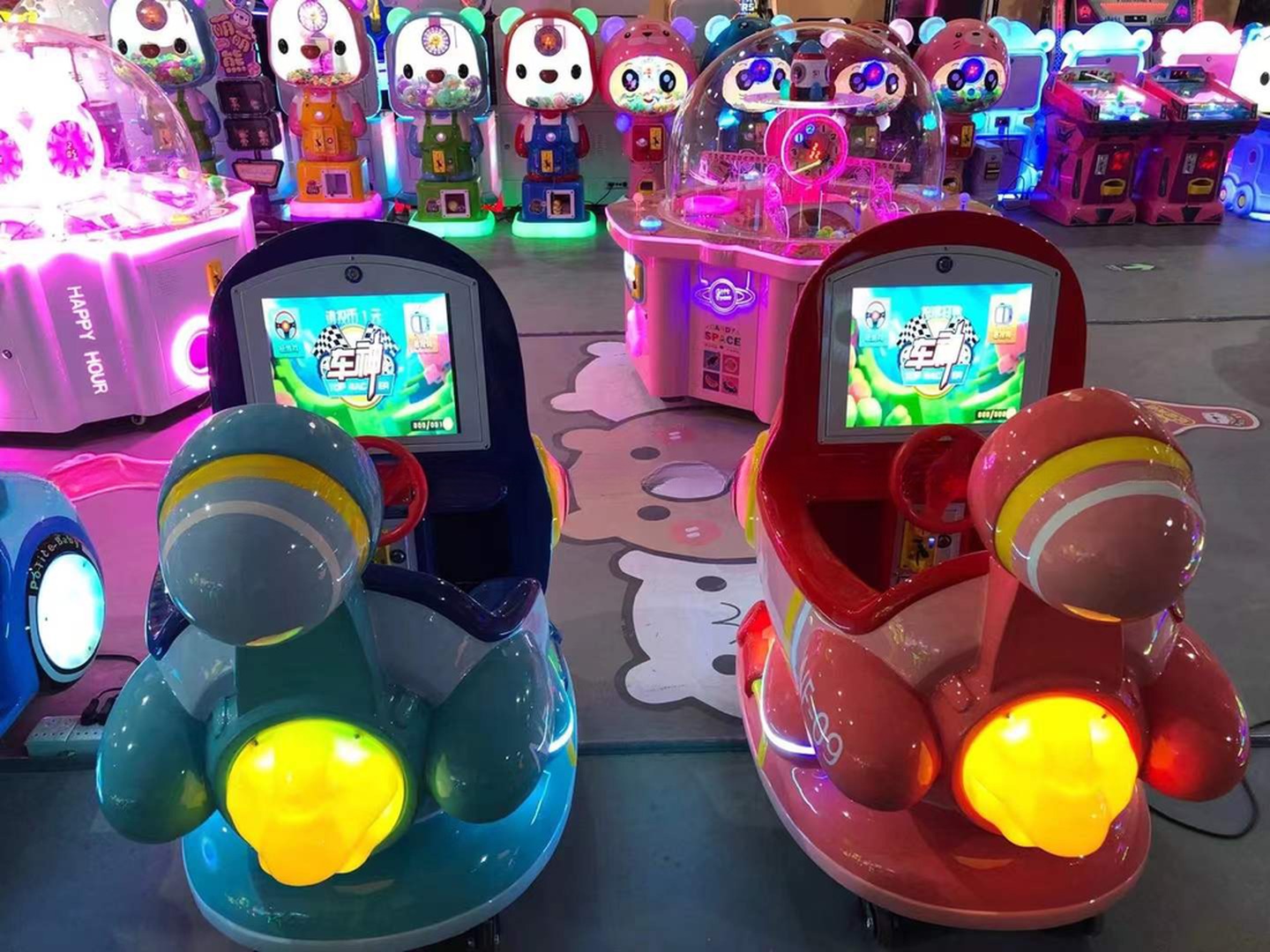 Dreamland 2024 coin operated kids game machine fiberglass kids rotating machine kiddie rides factory