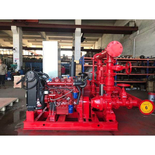 Diesel Engine Fire Pump Set Designed to Provide Fire Fighting Water Supply