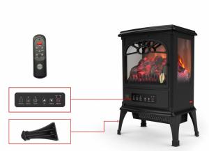 Wholesale TPL-01R Free Standing Electric Heaters , Remote Controlled Freestanding Electric Stove from china suppliers
