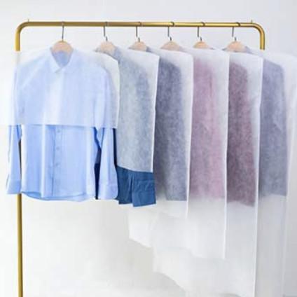 Wholesale Custom Logo Non-Woven Fabrics Dust Cover Garment Bags For Clothing