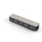 Desk Computer 4 Port PC PMMA USB 2.0 HUB Splitter