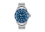 Sapphire Glasses Analogue Silver Waterproof Watch , Green Quartz Watch