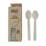 BBQ Biodegradable Disposable Tableware Eco Friendly Birch Wooden Eating Utensils