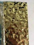 High Quality Water Ripple Pattern 1219*2438 Stainless Steel Mirror Gold Panel