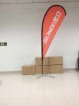 Outdoor Advertising Teardrop Flag Banner with Kits