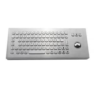 Wholesale Desktop Compact Industrial Keyboard With Trackball Metal Vandal Proof from china suppliers