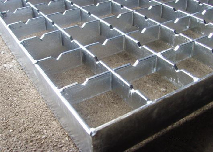 Galvanized Press Lock Steel Grating / Custom Stainless Steel Grill Grates