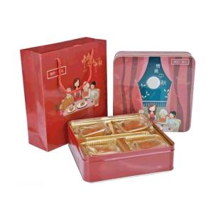 Wholesale Factory Wholesale Custom Large Size Food Packaging Tin Can Mooncake Tin Can Gift Packaging Box from china suppliers