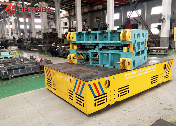 Battery Power Steerable Die And Mold Transport Cart
