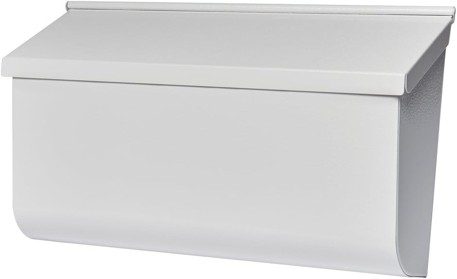 Professional Medium Capacity Heavy Duty Steel Black Wall Mount Mailbox 0.8mm Thick